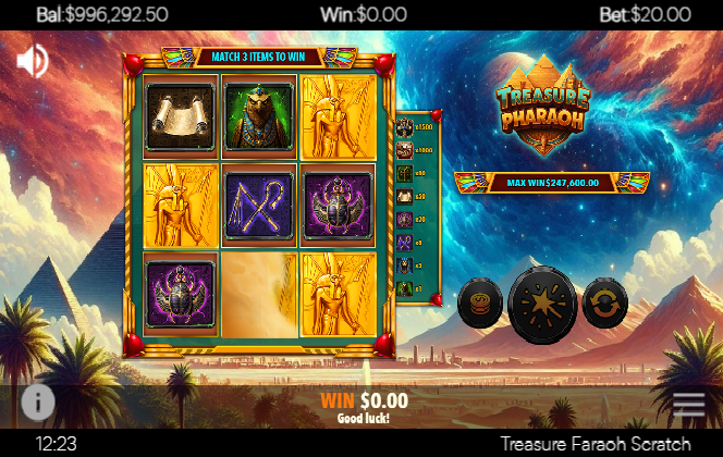 Photo gallery 3 for Treasure Faraoh game