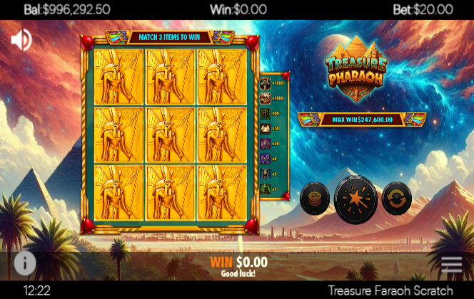 Photo gallery 2 for Treasure Faraoh game