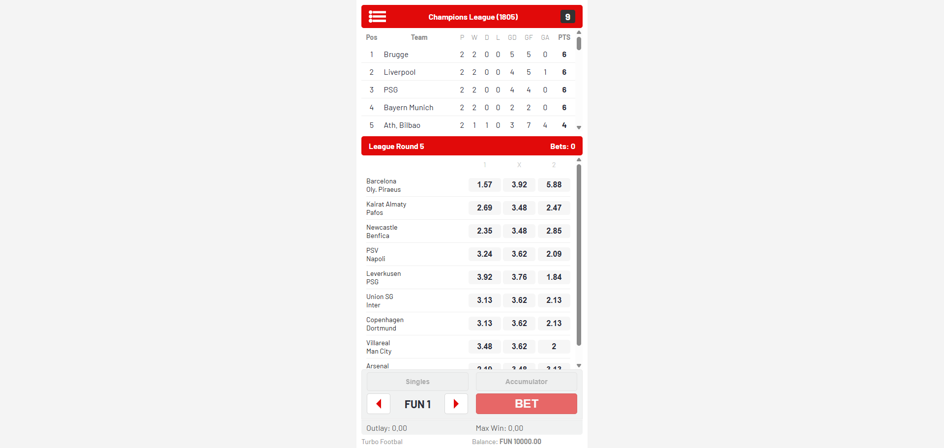 Photo gallery 1 for Turbo Football: Champions game